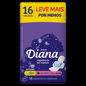 Produto Abs diana not suave c abas c 16 unid foto 1