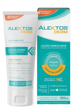 Produto Alektos derm hidratante 200ml mantecorp foto 1