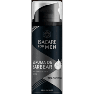 Produto Espuma de barba isacare for men tradicional 200ml foto 1
