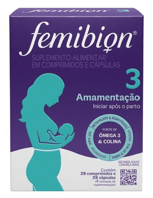 Produto Femibion 3 amamentacao com 28 comprimidos e 28 capsulas foto 1
