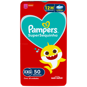 Produto Fralda pampers supersequinha super xxg 50unds foto 1