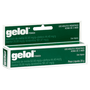 Produto Gelol  pomada  20g
 foto 1