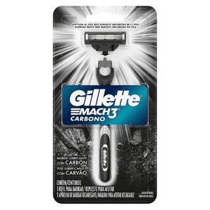 Produto Aparelho gillette mach 3 carbono com 1 unidade foto 1
