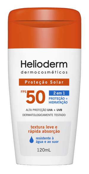 Produto Protetor solar corporal fps50 120ml helioderm foto 1