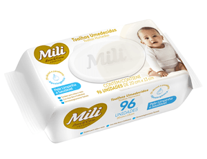Produto Toalha umedecida love & care 96 unidades mili foto 1