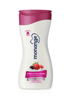 Produto Hidratante corporal monange frutas vermelhas 200ml foto 1