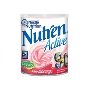 Produto Nutren active nestle sabor morango lata com 400 gramas foto 1