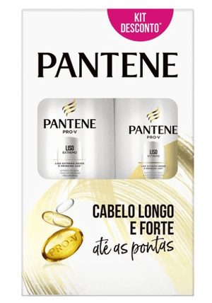 Produto Kit pro-v liso extremo shampoo 350ml + condicionador 175ml pantene foto 1