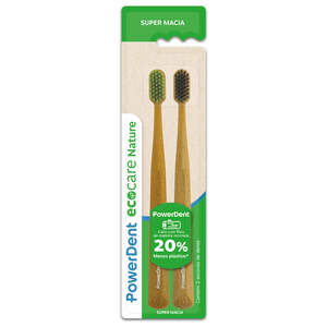 Produto Escova dental power dent eco care nature super macia com 2 unidades foto 1