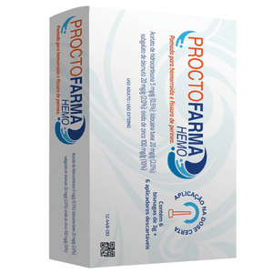 Produto Proctofarma hemo é uma pomada para fissuras de períneo que alivia a dor e trata a inflamação. em bisnagas individuais, oferece praticidade no uso e transporte, evitando a interrupção do tratamento. pr foto 1