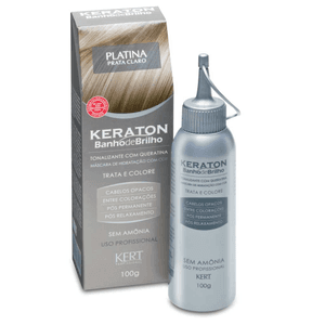 Produto Tonalizante keraton banho de brilho prata claro platinado foto 1