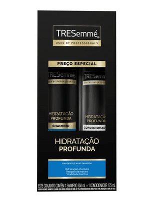 Produto Kit tresemme hidratacao profunda  shampoo 350ml + condicionador 175ml foto 1
