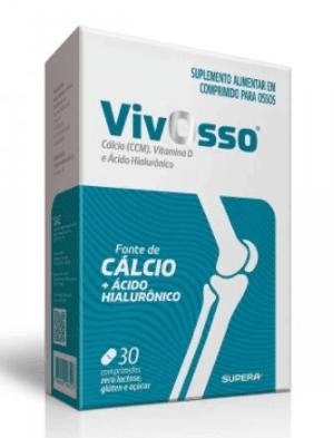 Produto Vivosso suplemento alimentar com 30 comprimidos revestidos foto 1