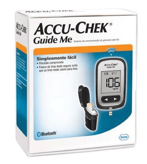 Produto Kit monitor de glicemia  accu-chek guide me foto 1